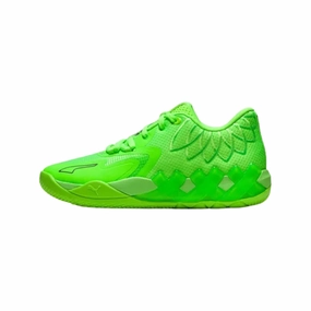 Puma MB1 Lamelo Ball Green Gecko Castlerock Air Jordan basketball shoes with classic look