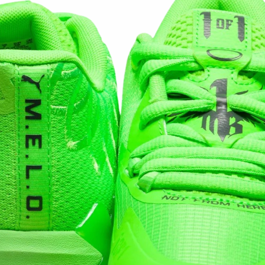 Puma MB1 Lamelo Ball Green Gecko Castlerock Basketball Shoes