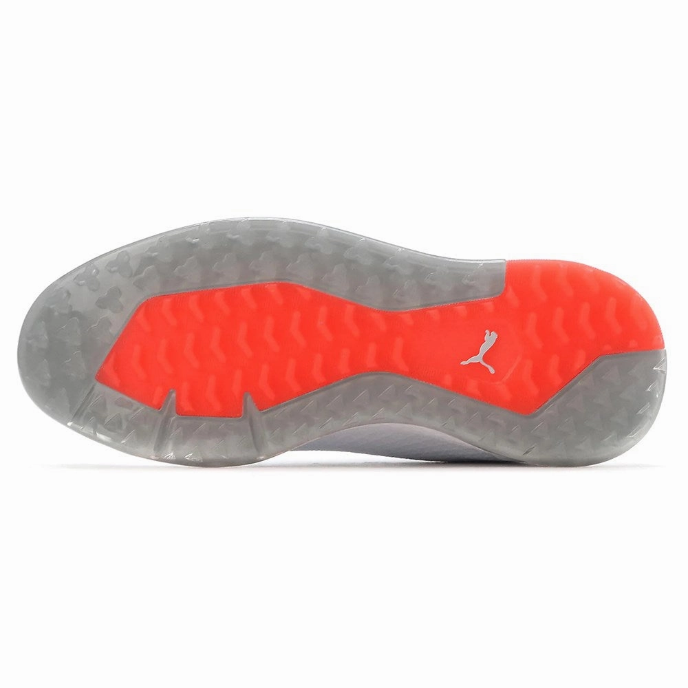 Puma PROADAPT Alphacat Spikeless Wide Golf Shoes - Puma White/High Rise Chic Platform Sneakers
