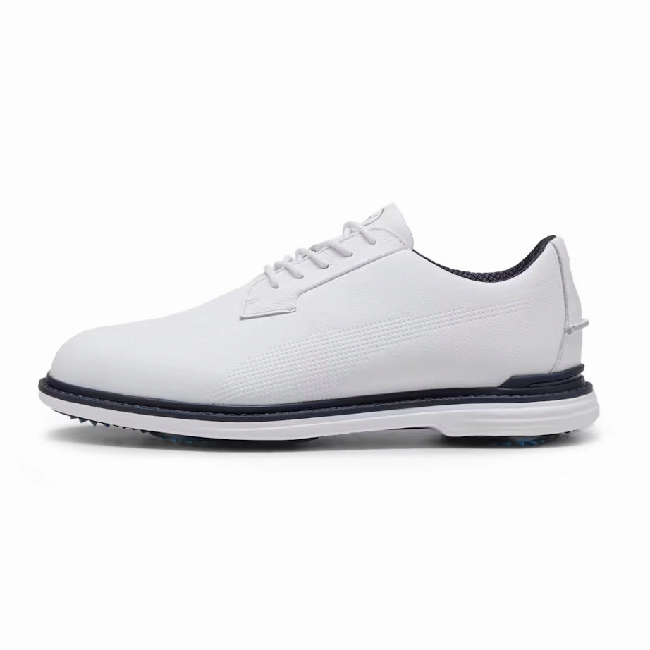 Puma Royale Players Golf Shoes - Puma White/Deep Navy/Team Light Blue Puma golf shoe styles