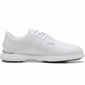 Puma ROYALE Spiked Shoes - White/Slate Sky/Ash Gray Puma golf footwear options