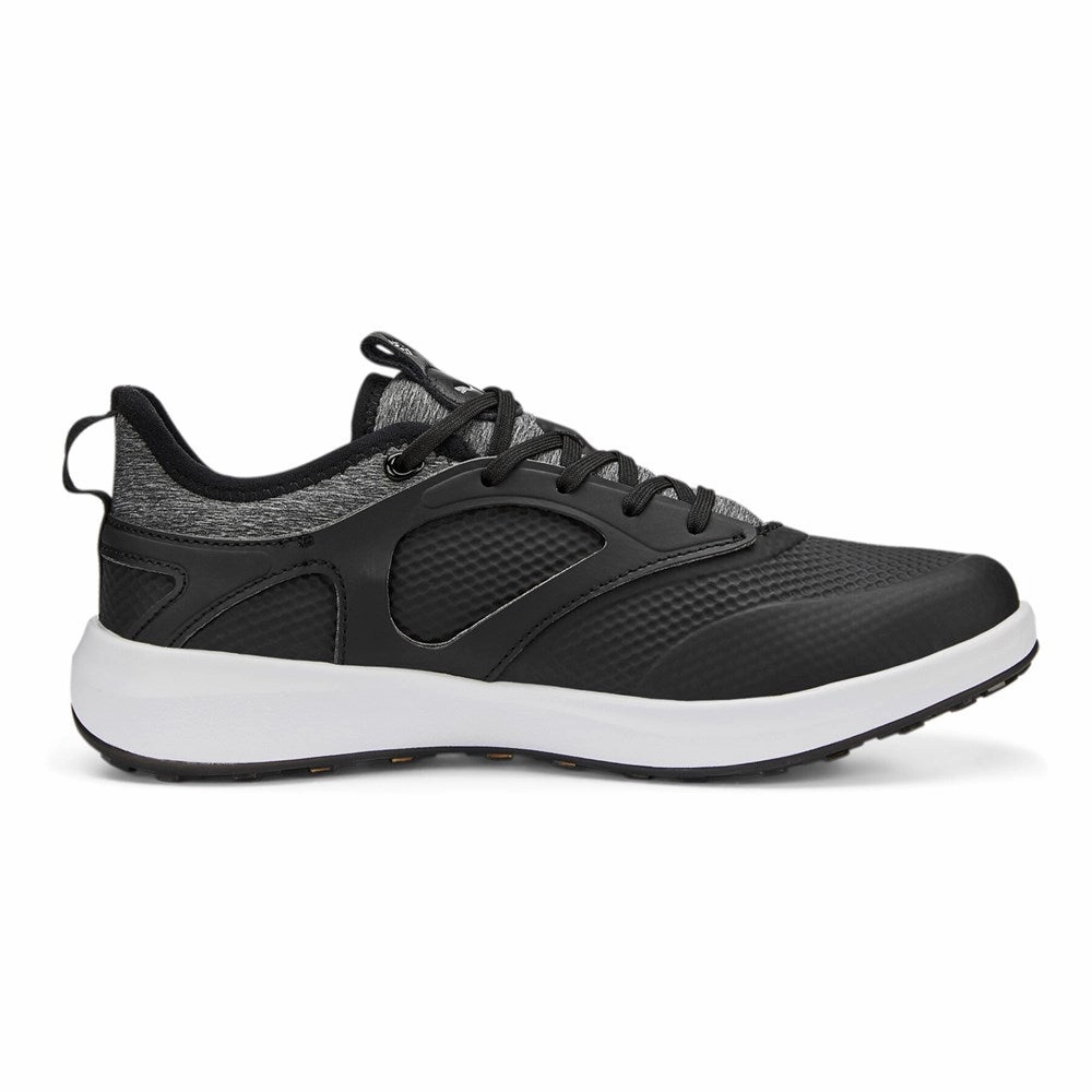 Puma Women's IGNITE Malibu Spikeless Golf Shoes - Puma Black/ Puma Silver Soft Grip Golf Shoes