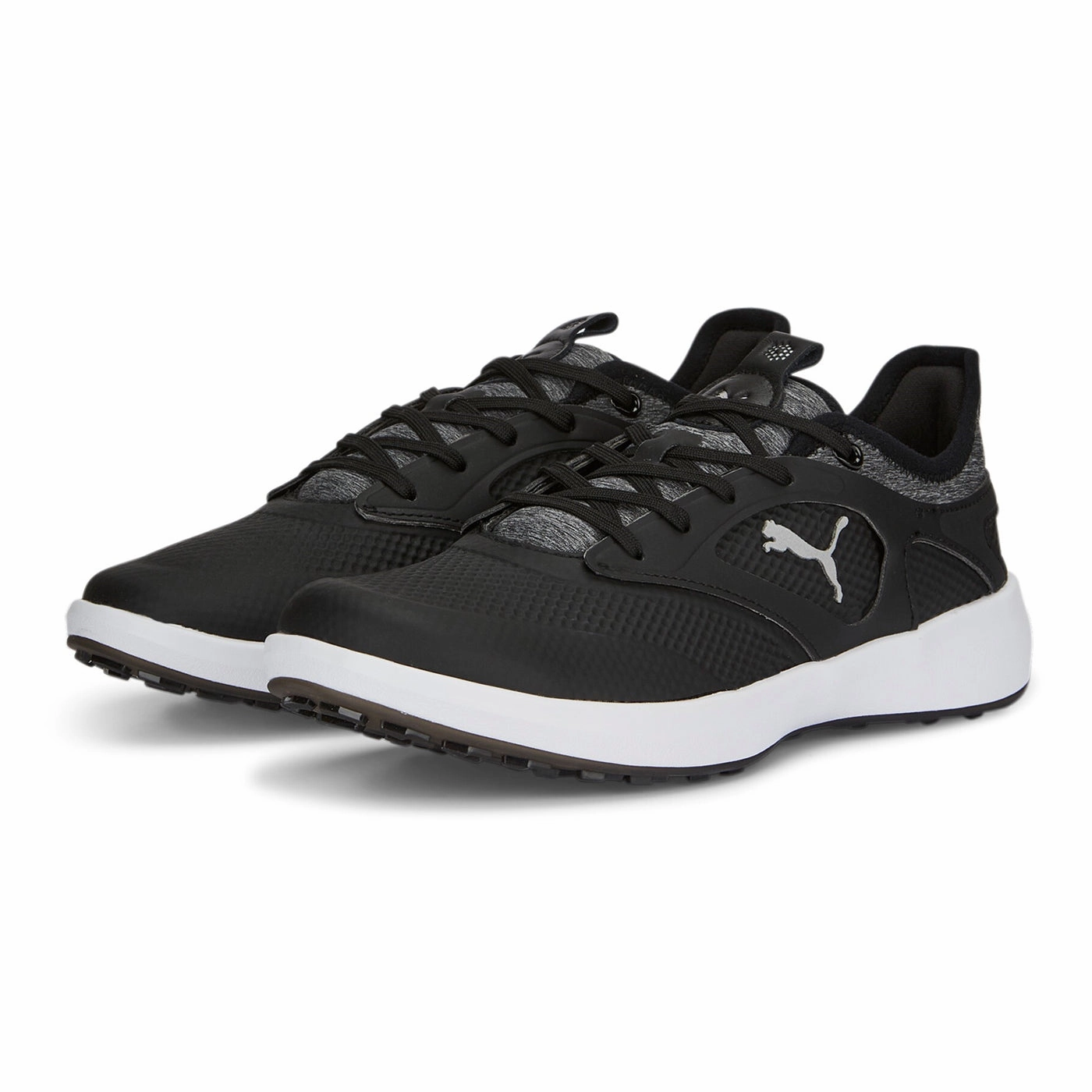 Puma Women's IGNITE Malibu Spikeless Golf Shoes - Puma Black/ Puma Silver Soft Grip Golf Shoes