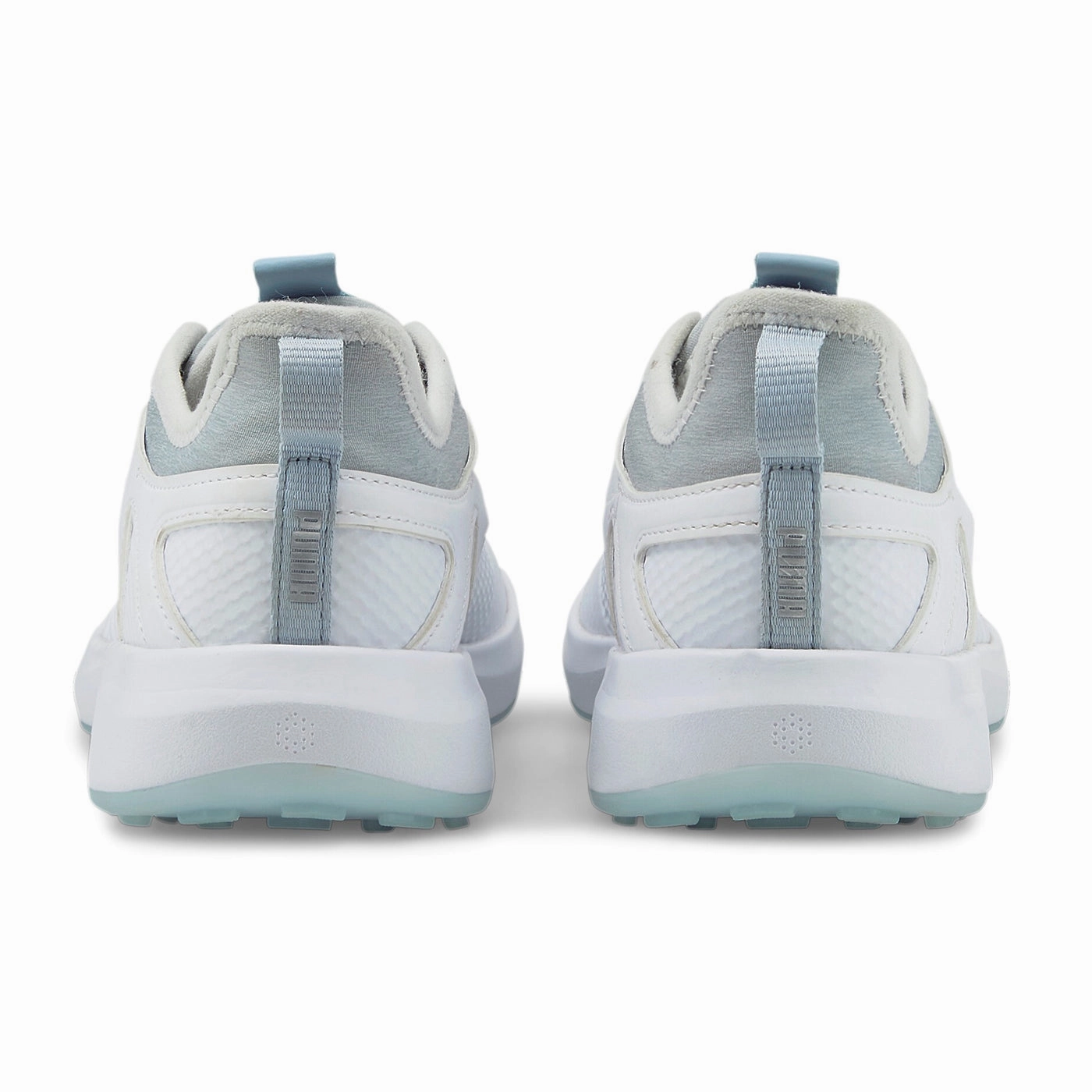 Puma Women's IGNITE Malibu Spikeless Golf Shoes - Puma White/ Puma Silver/ Lucite Soft Grip Golf Shoes