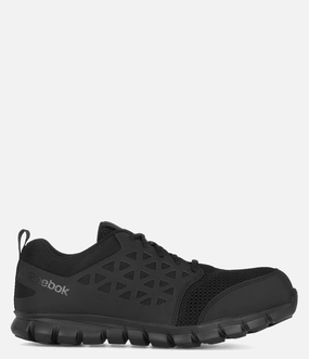 Reebok Sublite Cushion Athletic ESD Composite Toe Shoe Reebok Work men's shoes