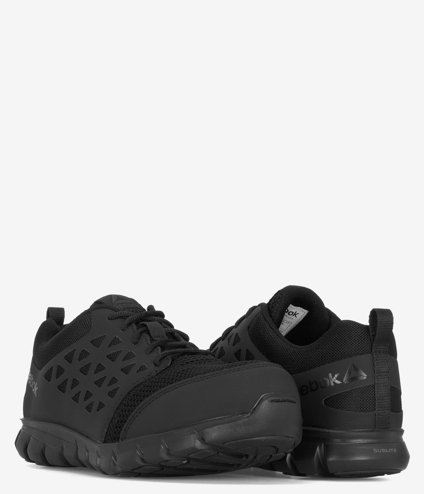 Reebok Sublite Cushion Athletic ESD Composite Toe Shoe Mens Work Sneakers
