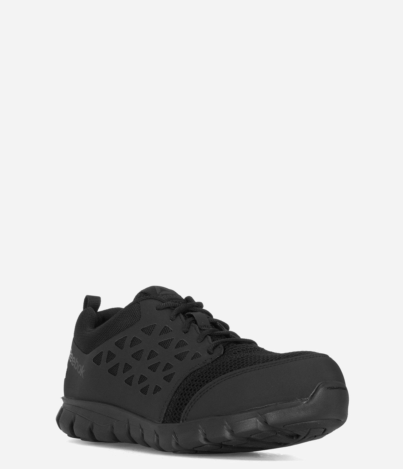 Reebok Sublite Cushion Athletic ESD Composite Toe Shoe Mens Work Sneakers