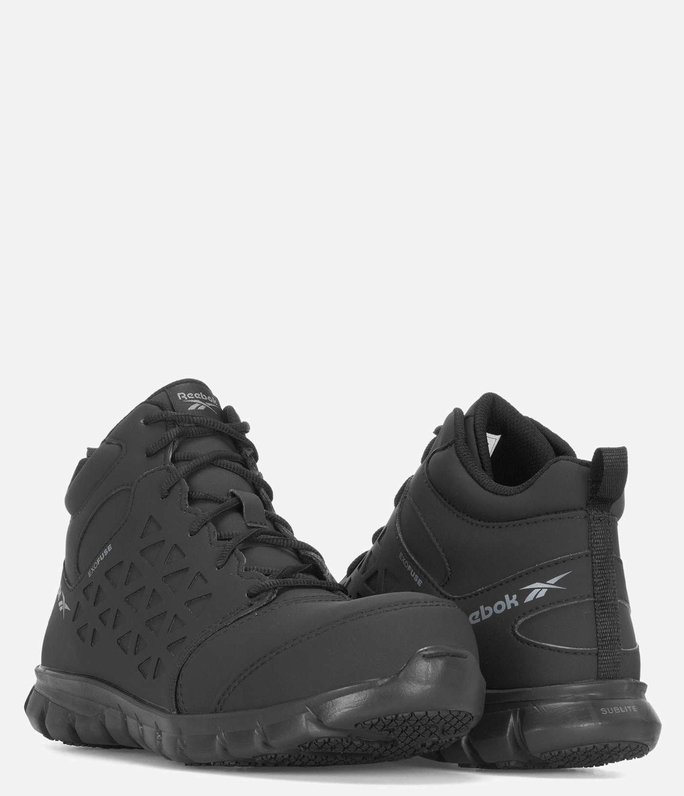 Reebok Sublite Exofuse 6" Composite Safety Toe Work Shoe - Men Mens Work Sneakers