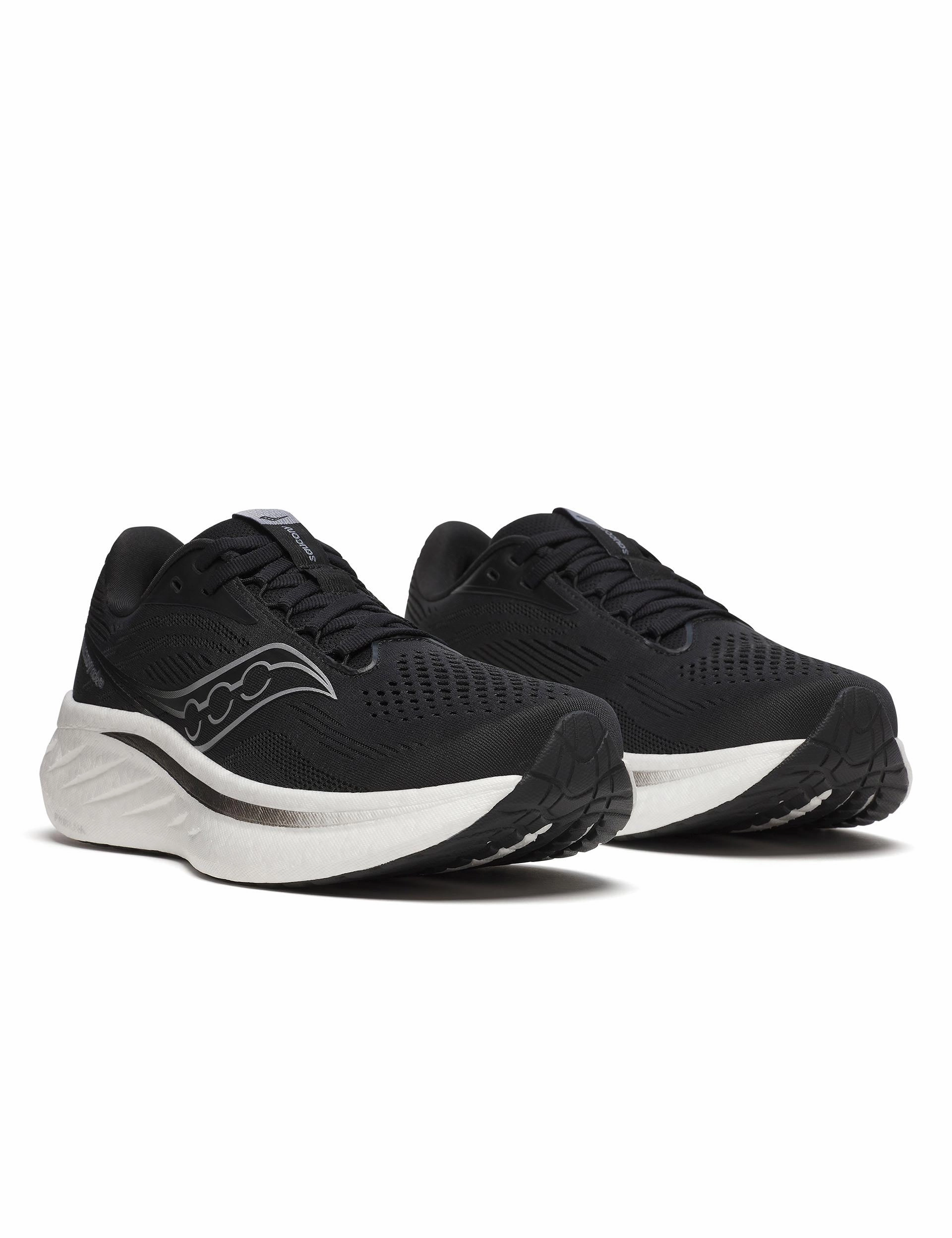 Ride 18 - Black/White Saucony versatile athletic footwear