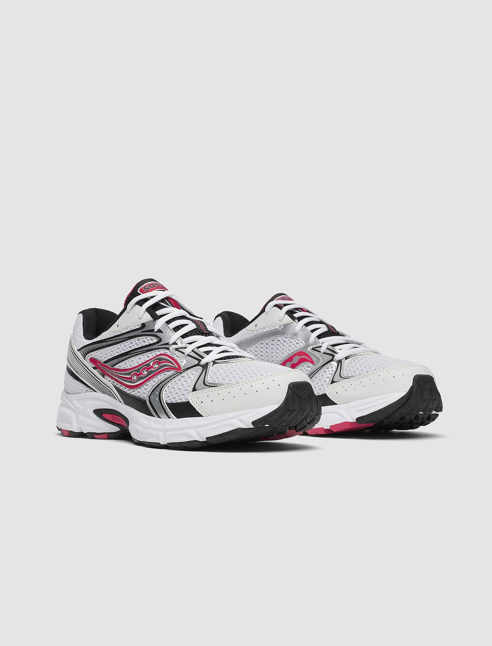 RIDE MILLENNIUM "WHITE/SILVER/RED" Saucony Running Styles