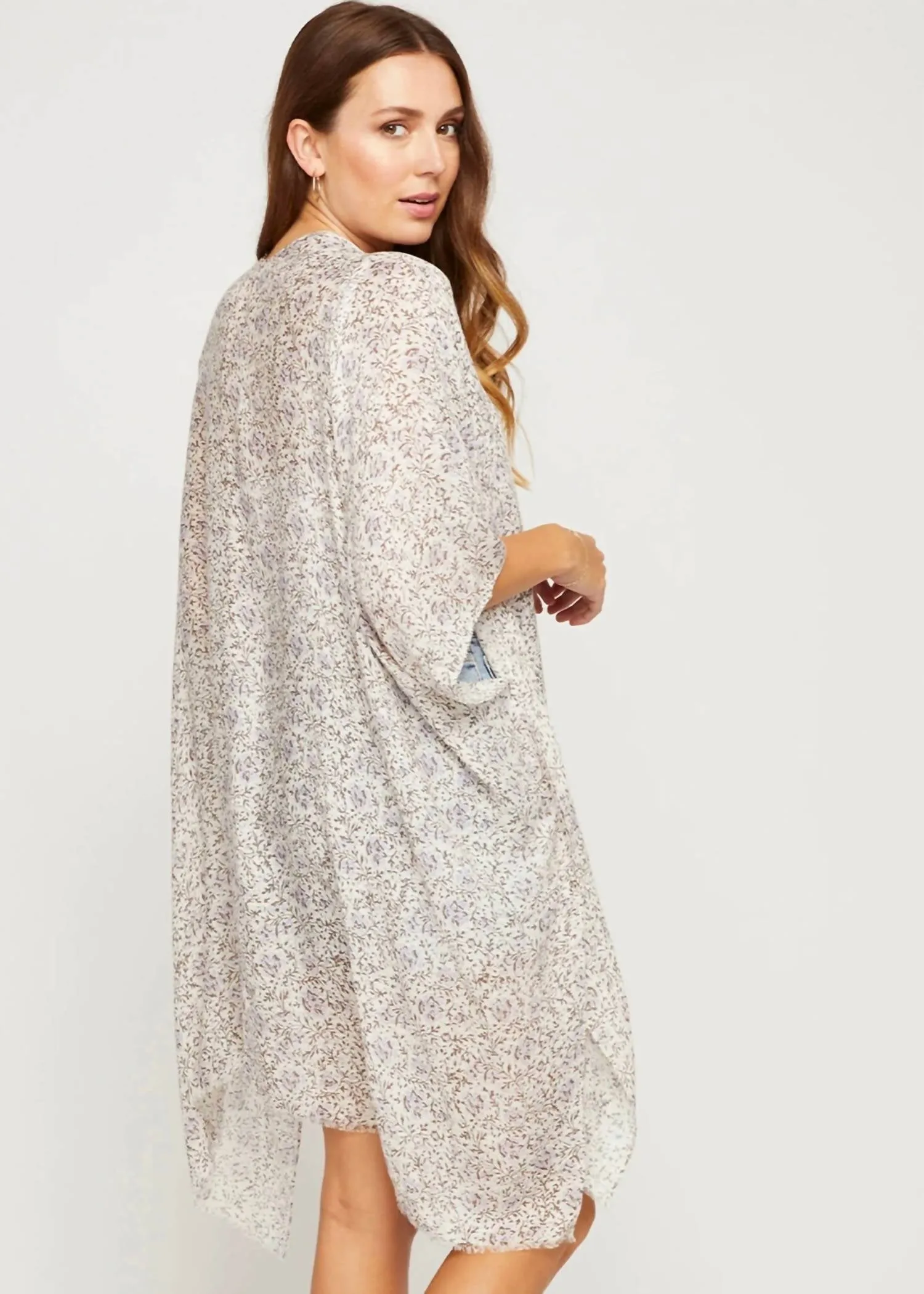 Rosabelle Cover-Up In Lilac Floral