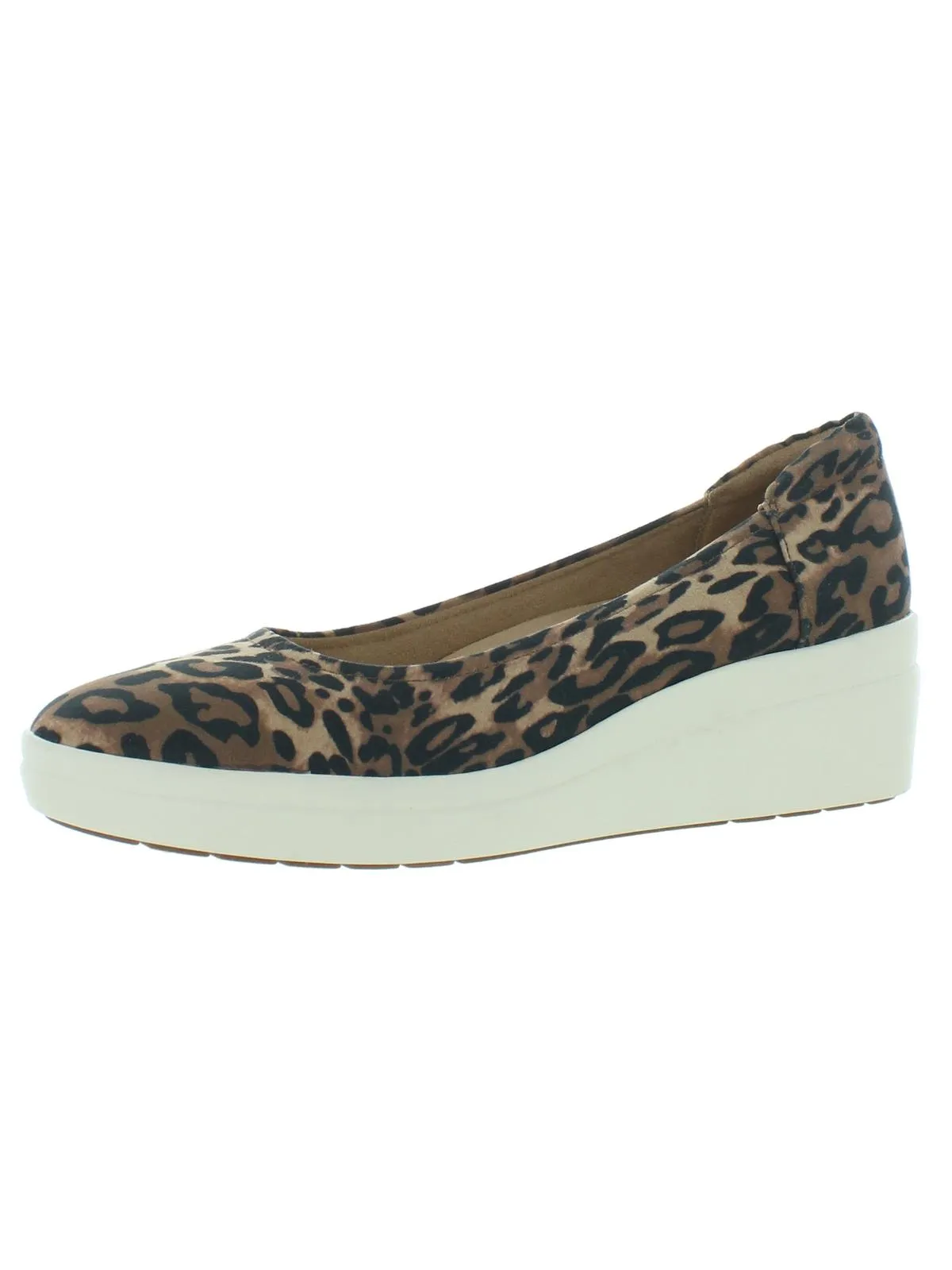 Sam Womens Almond Toe Wedge Heels