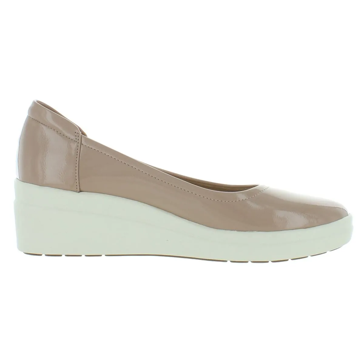 Sam Womens Almond Toe Wedge Heels