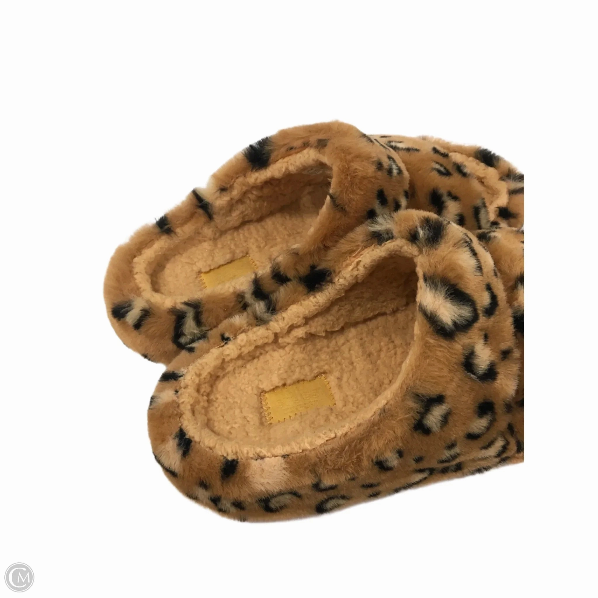Sandals Flats By Crocs In Animal Print, Size: 9 Lightweight Clogs