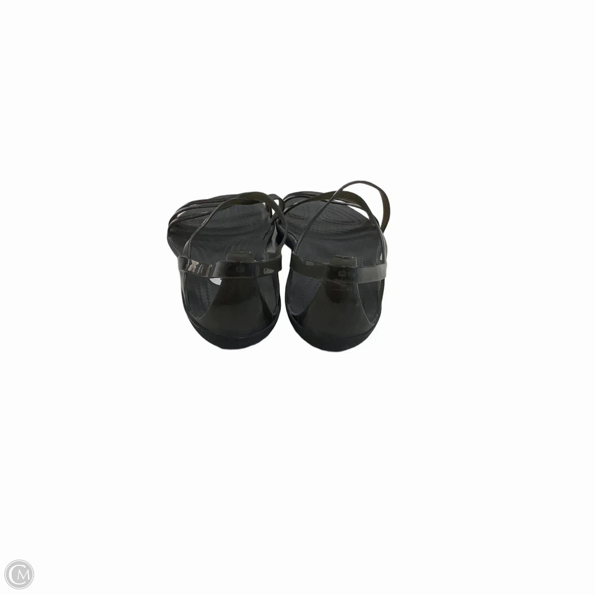 Sandals Flats By Crocs In Black, Size: 7 Lightweight Clogs