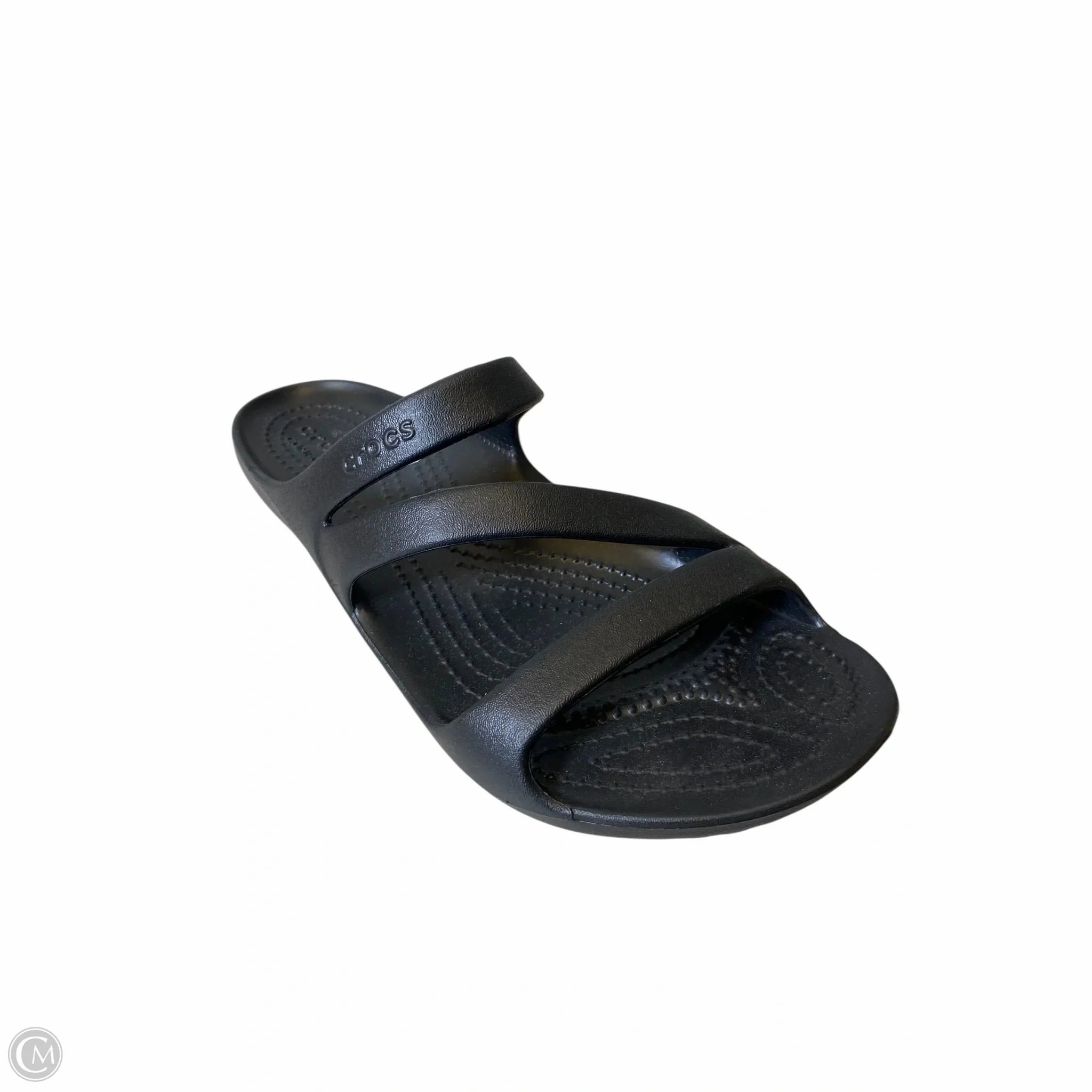 Sandals Flats By Crocs In Black, Size: 7 Lightweight Clogs