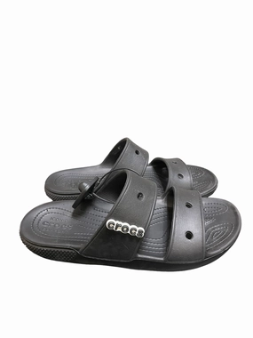 Sandals Flats By Crocs In Black, Size: 8 Crocs clogs with lightweight comfort