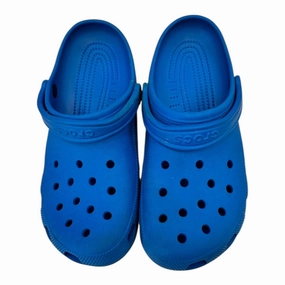 Sandals Flats By Crocs In Blue, Size:12 Crocs clogs with lightweight comfort