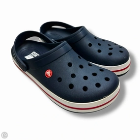 Sandals Flats By Crocs In Navy, Size: 12 Crocs clogs with lightweight comfort