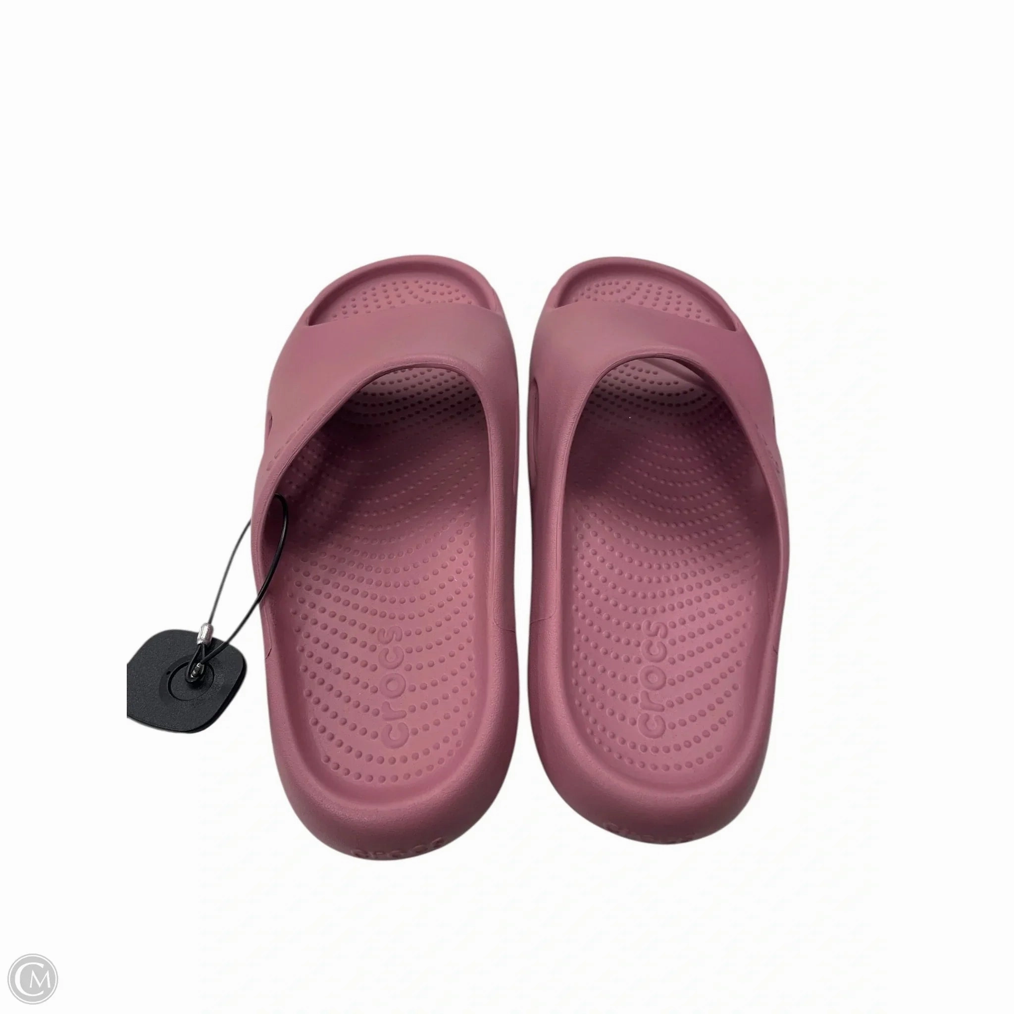 Sandals Flats By Crocs In Pink, Size: 11 Lightweight Clogs