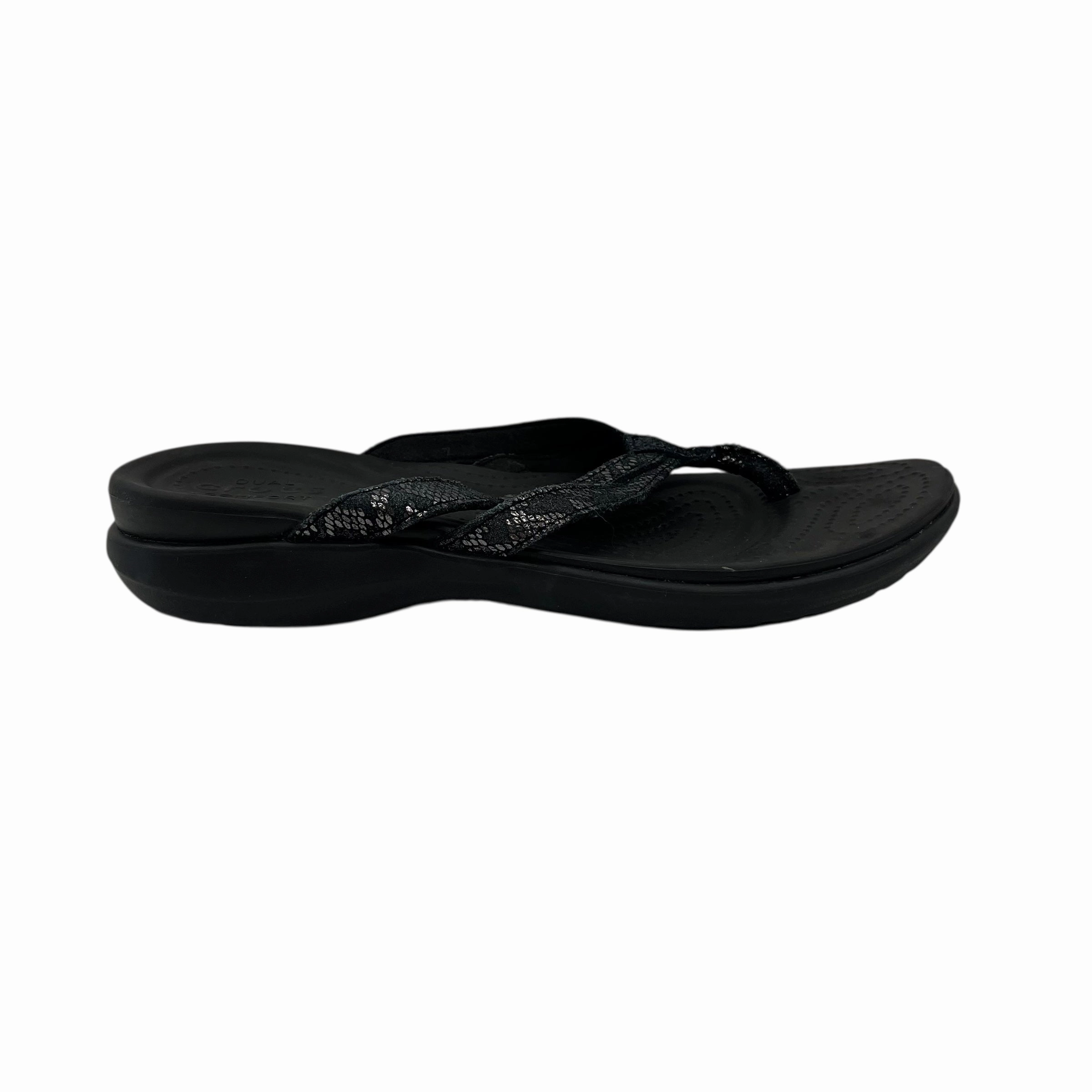 Sandals Flip Flops By Crocs In Black, Size:7 Crocs clogs with lightweight comfort