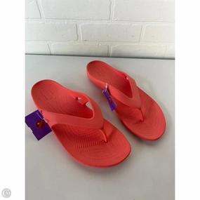 Sandals Flip Flops By Crocs In Orange, Size: 11 Crocs clogs with lightweight comfort