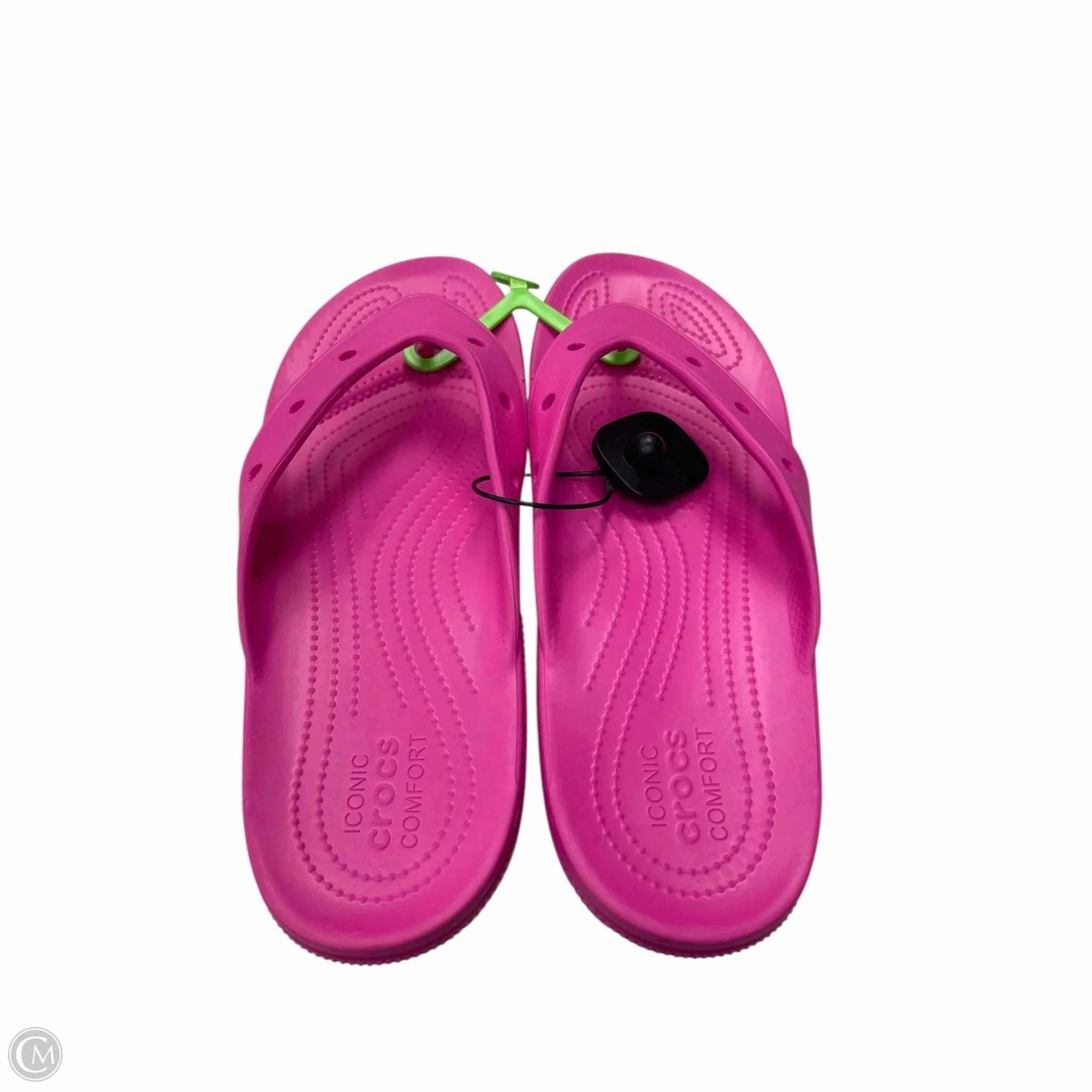 Sandals Flip Flops By Crocs In Pink, Size: 11 Lightweight Clogs