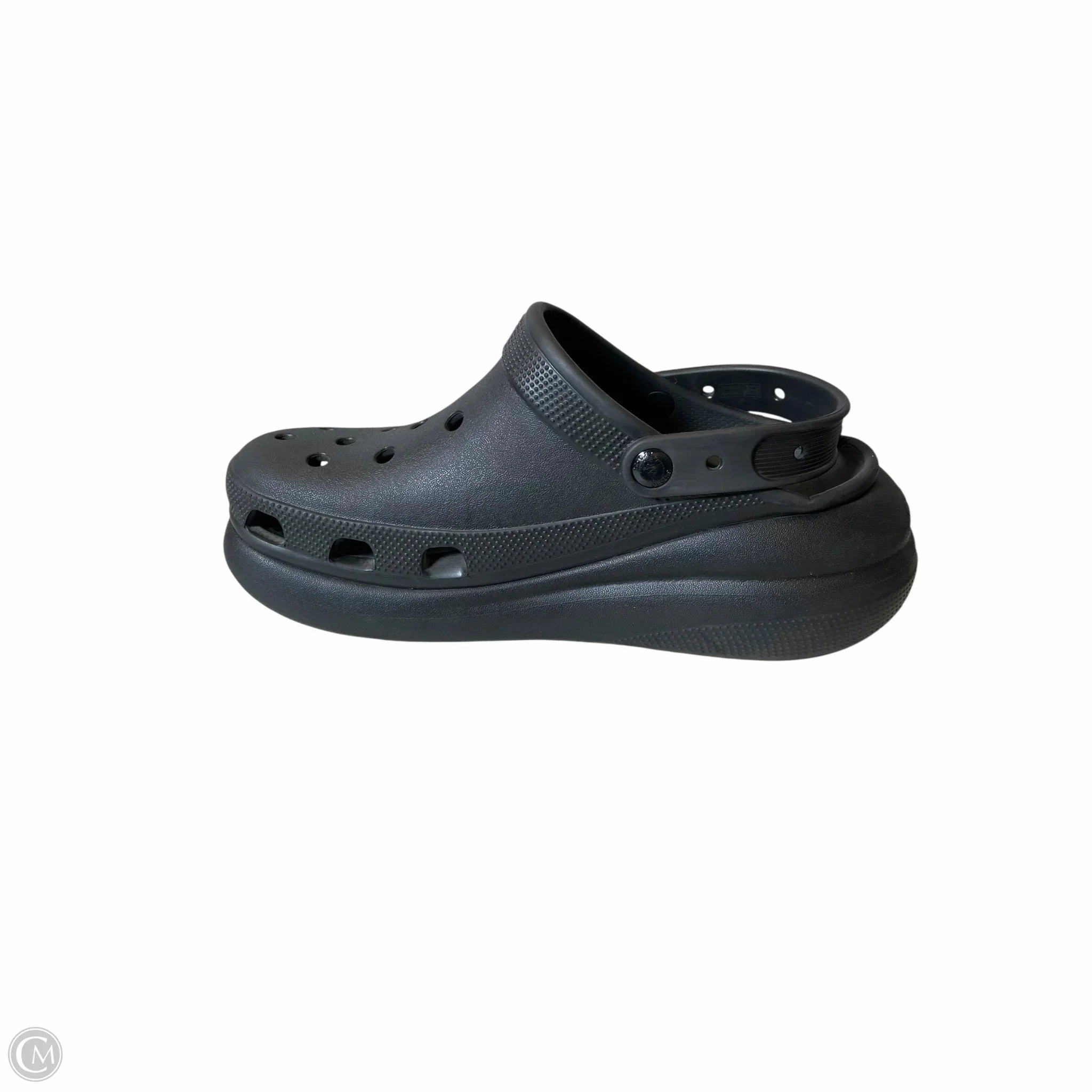 Sandals Heels Platform By Crocs In Black, Size: 11 Lightweight Clogs