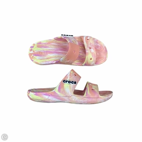 Sandals Sport By Crocs In Multi-colored, Size: 10 Crocs clogs with lightweight comfort