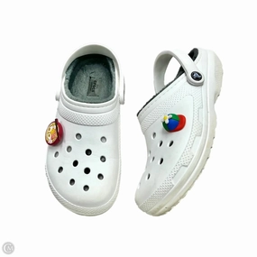 Sandals Sport By Crocs In White, Size: 10 Crocs clogs with lightweight comfort