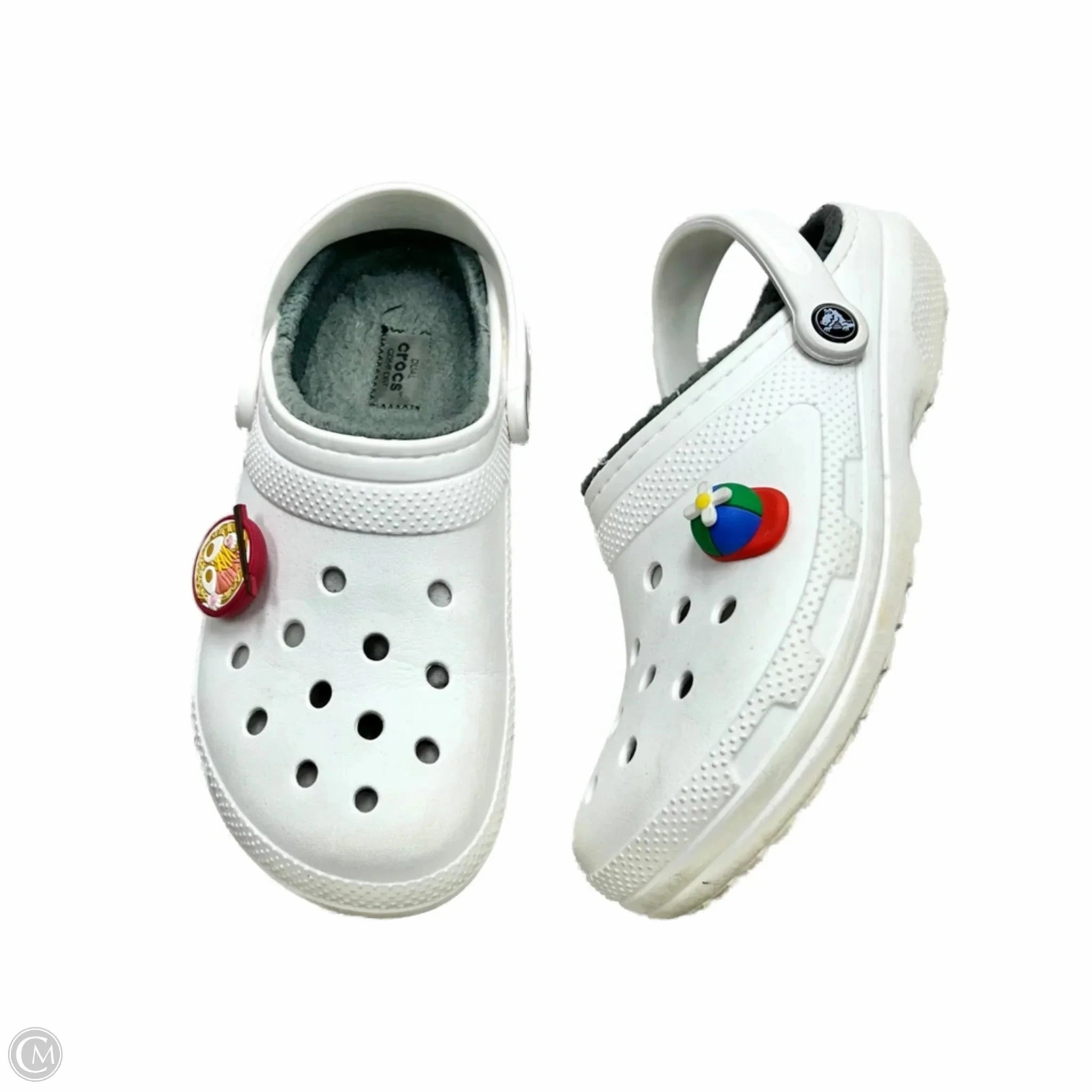 Sandals Sport By Crocs In White, Size: 10 Crocs clogs with lightweight comfort