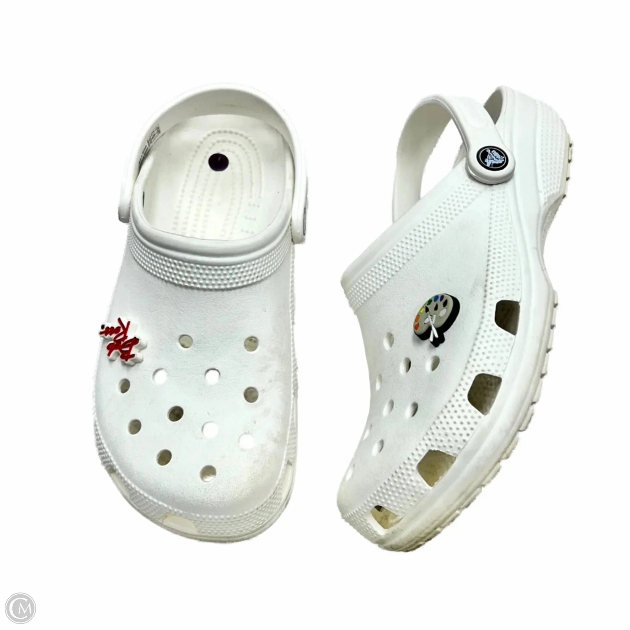 Sandals Sport By Crocs In White, Size: 10 Crocs clogs with lightweight comfort
