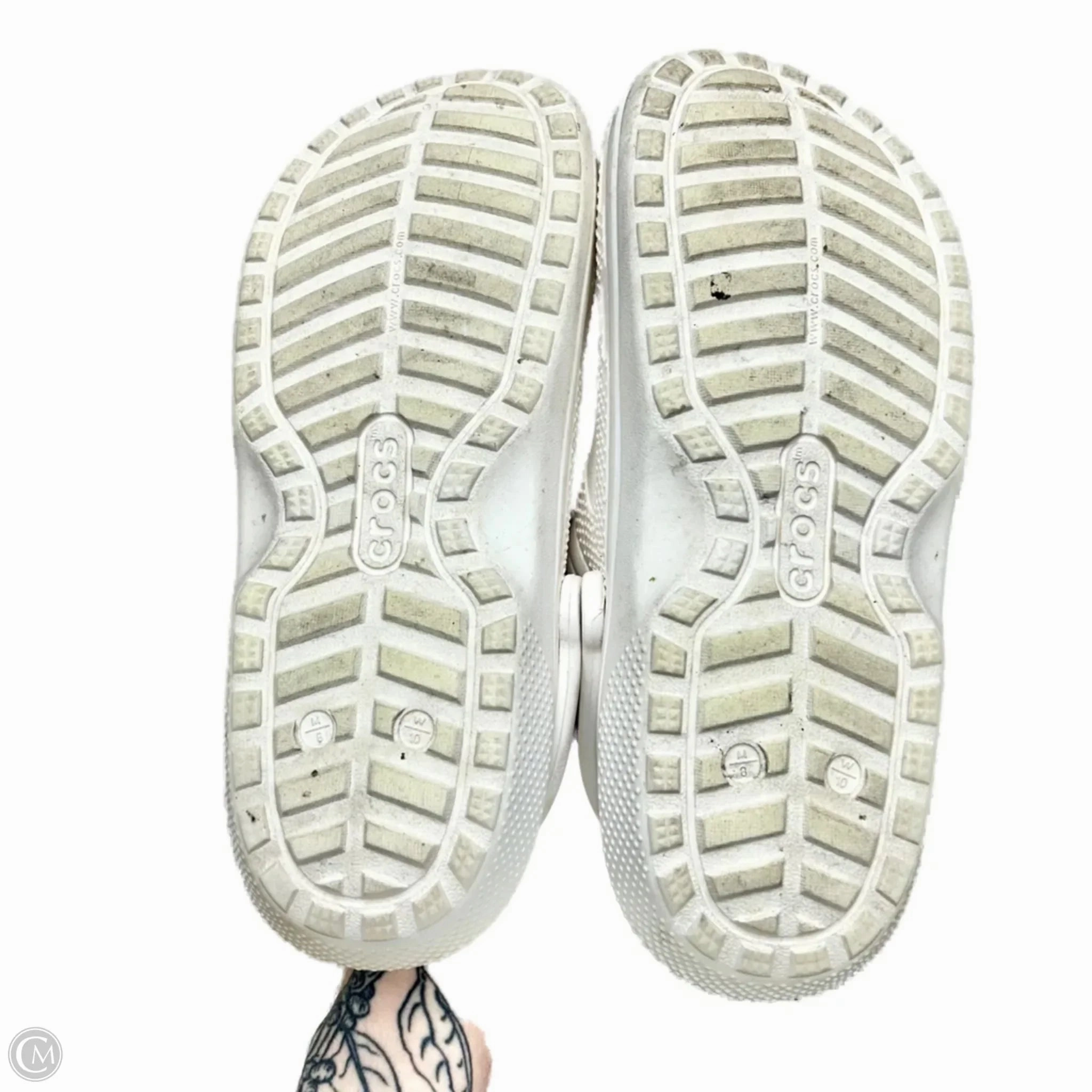 Sandals Sport By Crocs In White, Size: 10 Lightweight Clogs