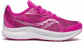 Saucony Endorphin KDZ Junior Running Shoes - Pink Saucony running shoes with stability support