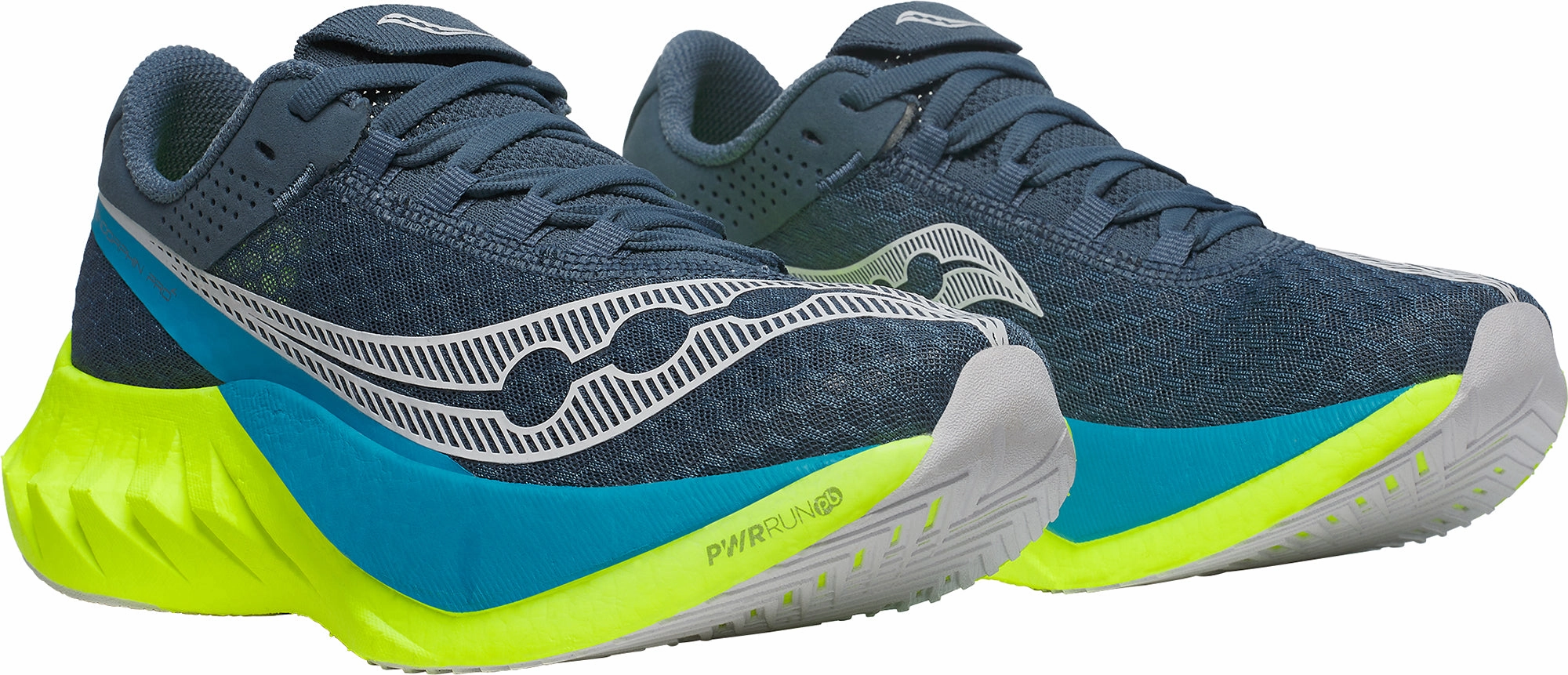 Saucony Endorphin Pro 4 Womens Running Shoes - Navy Trail Shoes