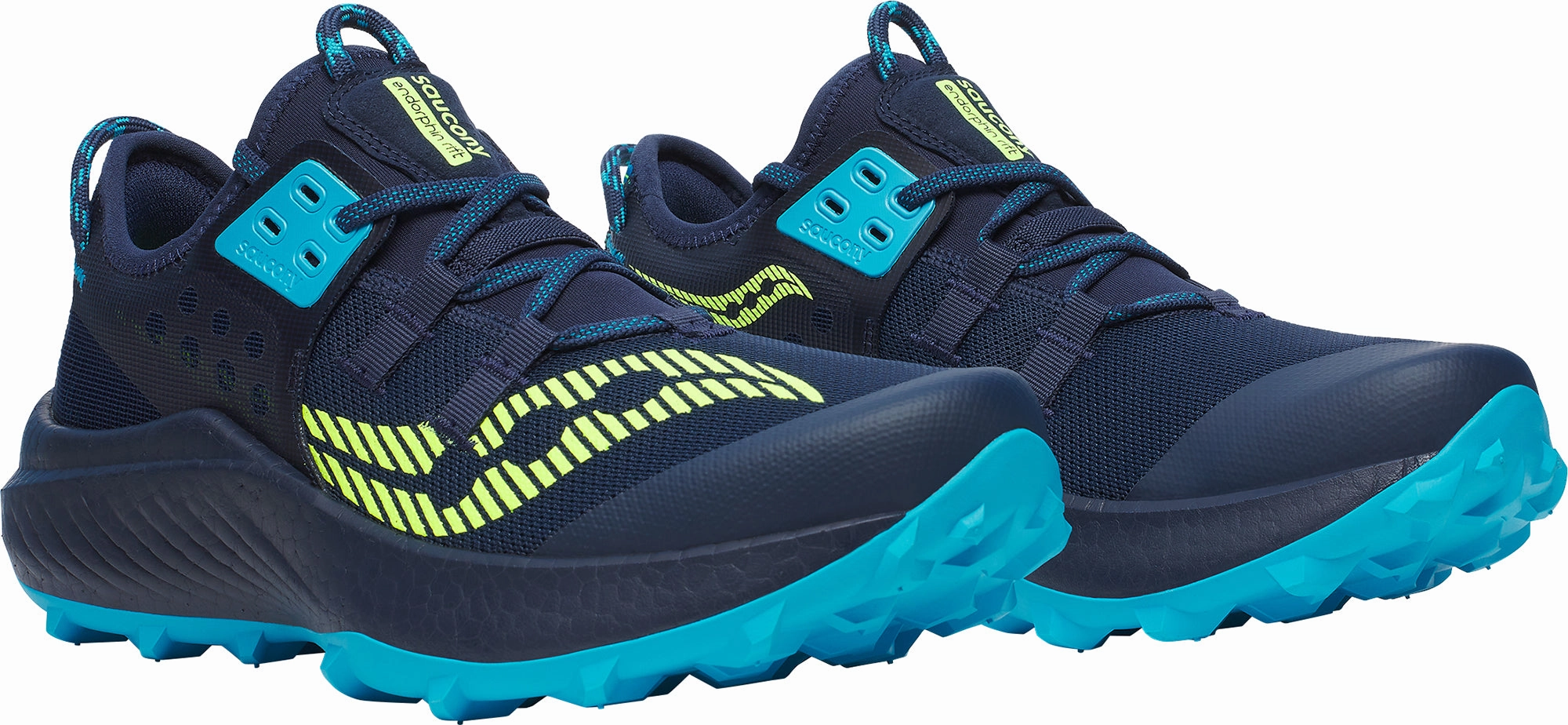 Saucony Endorphin Rift Mens Trail Running Shoes - Navy Trail Shoes