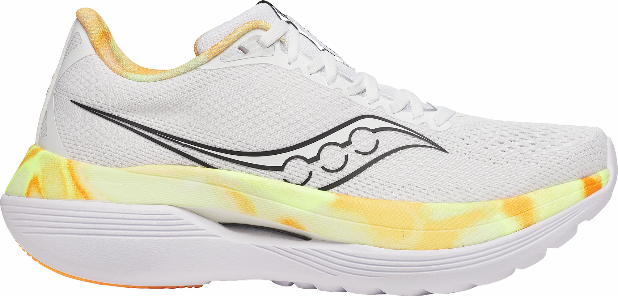 Saucony Endorphin Trainer Mens Running Shoes - White Saucony running shoes with stability support