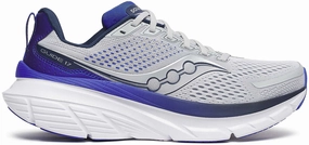 Saucony Guide 17 Mens Running Shoes - Grey Saucony running shoes with stability support