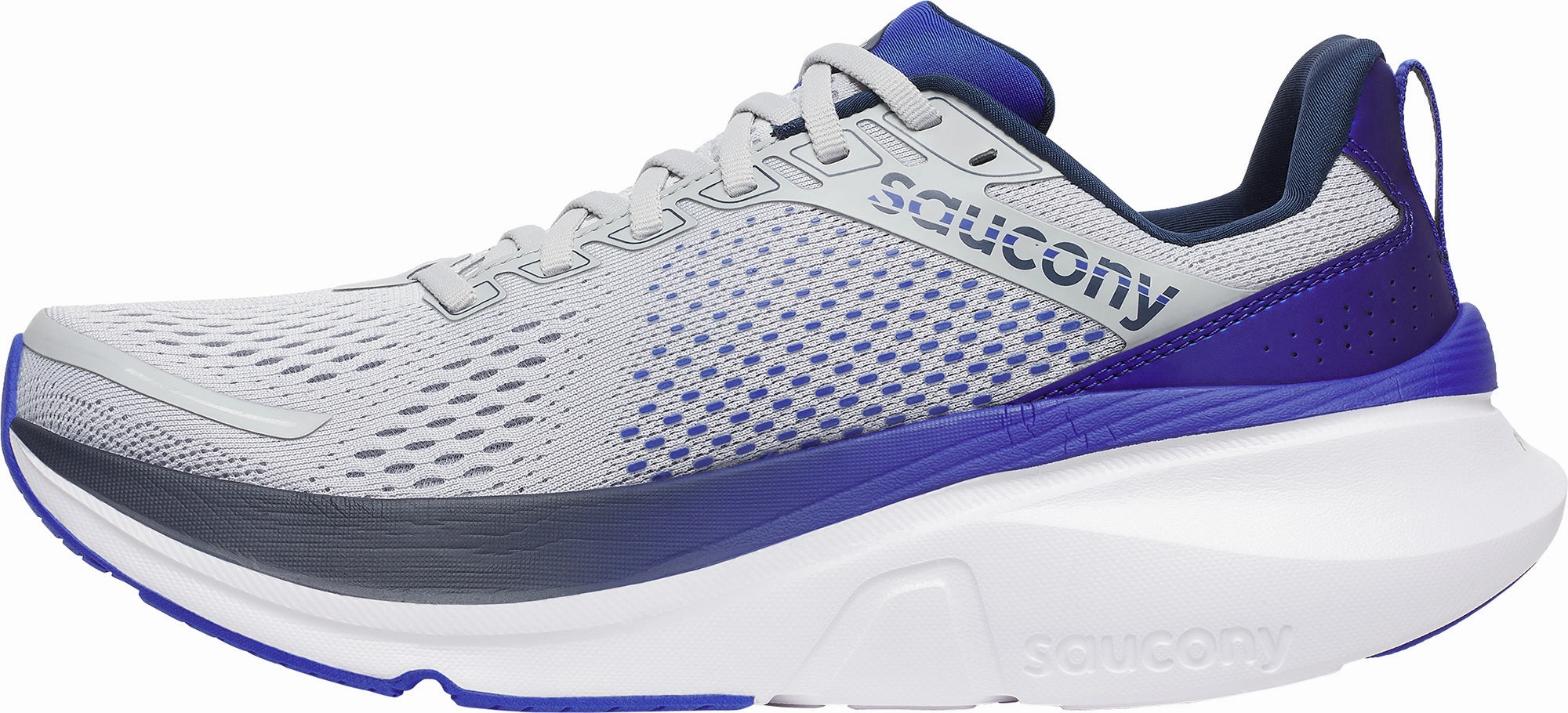 Saucony Guide 17 Mens Running Shoes - Grey Trail Shoes