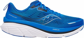 Saucony Guide 18 Mens Running Shoes - Blue Saucony running shoes with stability support
