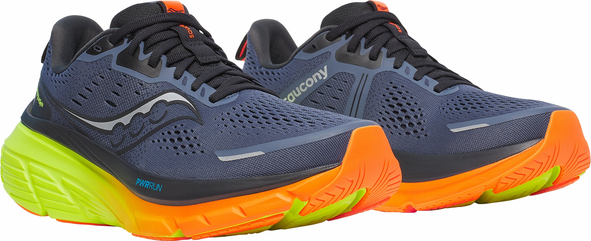 Saucony Guide 18 Mens Running Shoes - Grey Trail Shoes