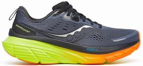 Saucony Guide 18 Mens Running Shoes - Grey Saucony running shoes with stability support