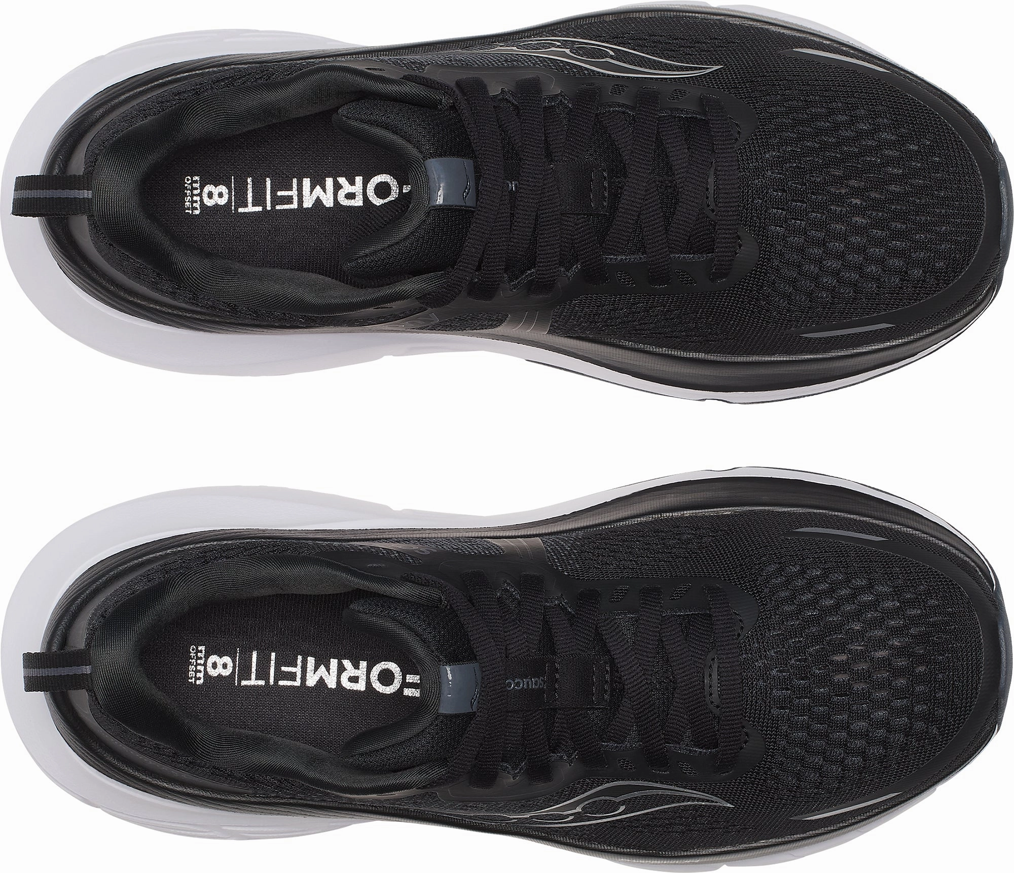Saucony Guide 18 WIDE FIT Womens Running Shoes - Black Trail Shoes
