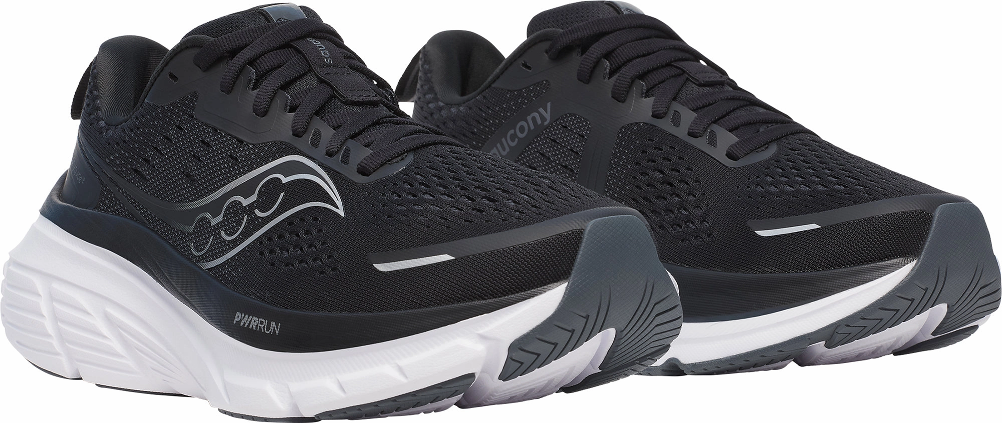 Saucony Guide 18 WIDE FIT Womens Running Shoes - Black Trail Shoes