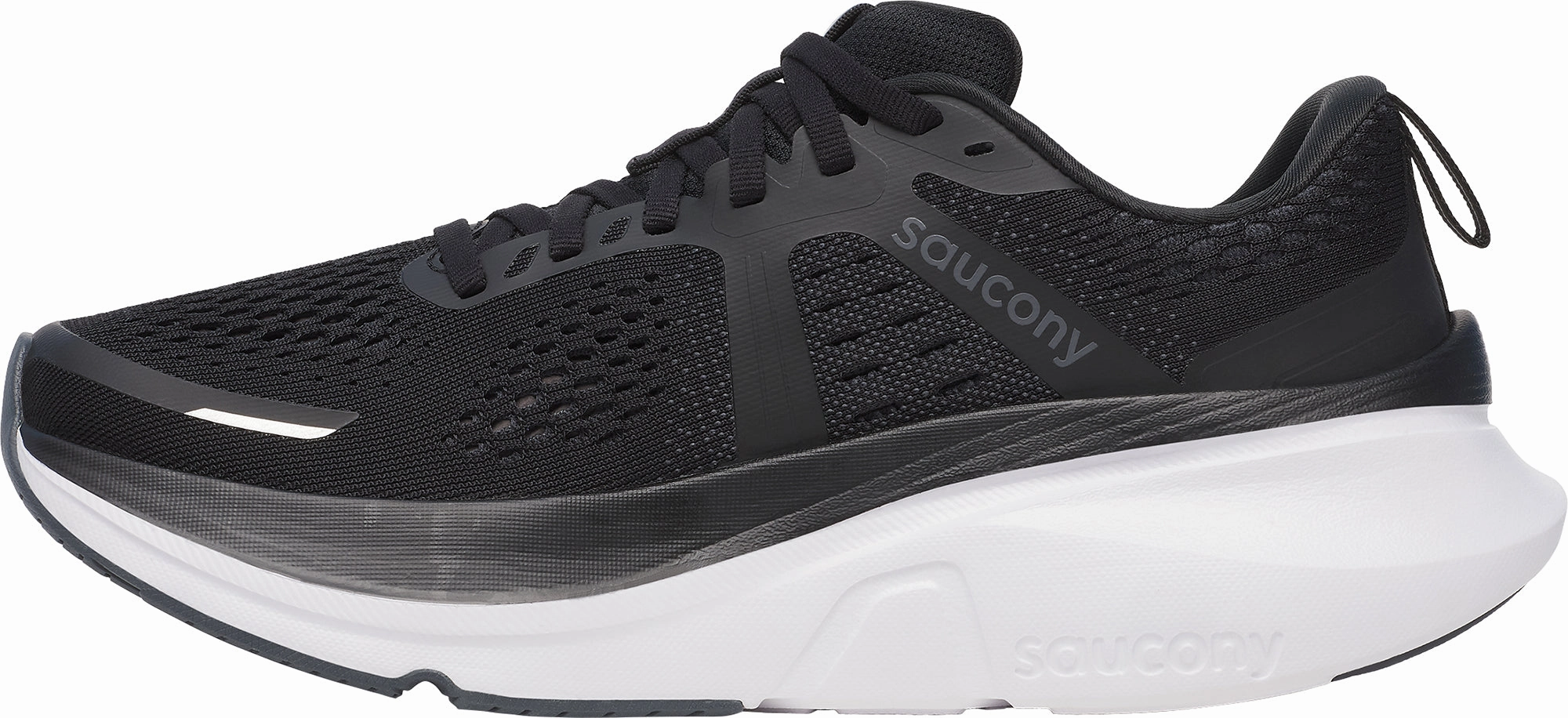 Saucony Guide 18 WIDE FIT Womens Running Shoes - Black Trail Shoes
