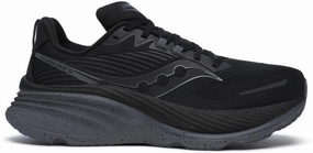 Saucony Hurricane 24 Mens Running Shoes - Black Saucony running shoes with stability support