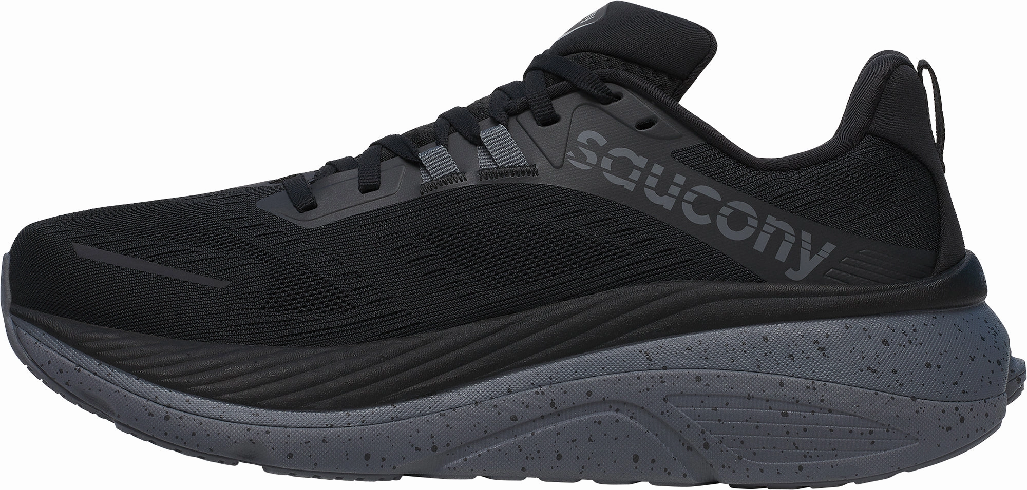 Saucony Hurricane 24 Mens Running Shoes - Black Trail Shoes