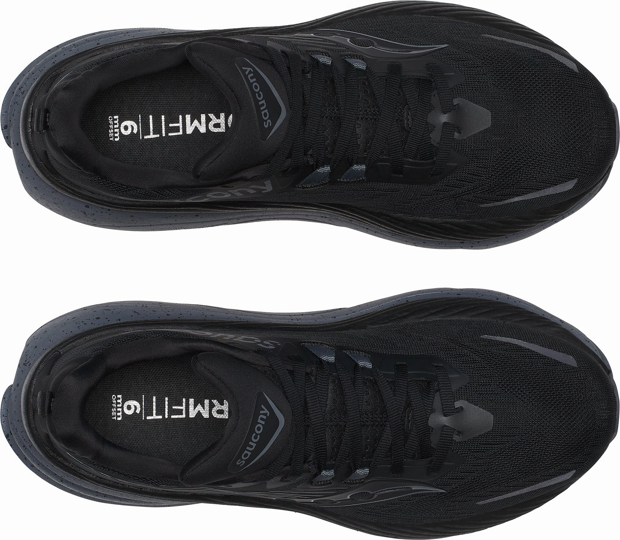 Saucony Hurricane 24 Mens Running Shoes - Black Trail Shoes