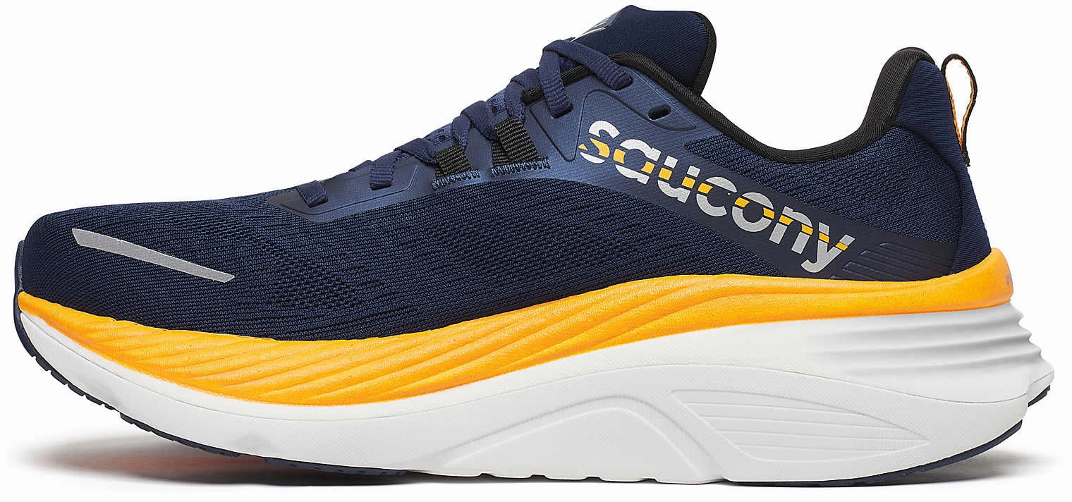 Saucony Hurricane 24 Mens Running Shoes - Navy Trail Shoes