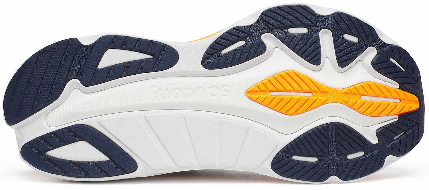 Saucony Hurricane 24 Mens Running Shoes - Navy Trail Shoes
